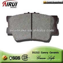 Almofada de freio cerâmica D1212 para Toyota Camry